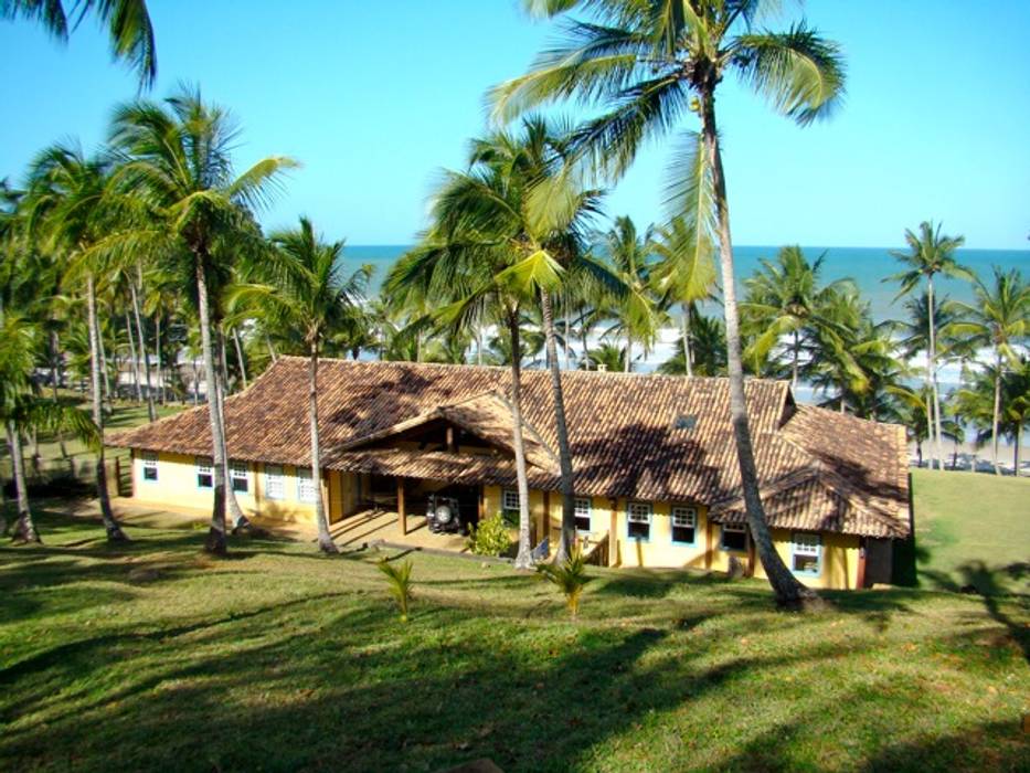 RESIDÊNCIA AL, MADUEÑO ARQUITETURA & ENGENHARIA MADUEÑO ARQUITETURA & ENGENHARIA Casas de estilo rústico Madera Acabado en madera