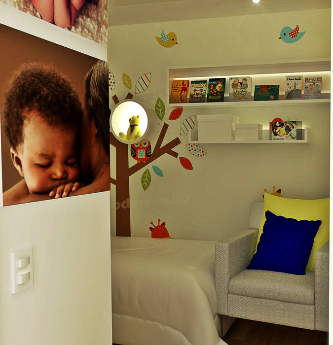 Vila Sônia, 42, Atelier Par Deux Atelier Par Deux Minimalist nursery/kids room