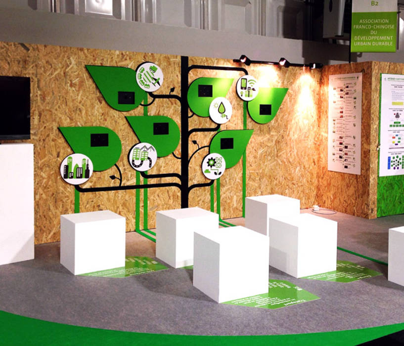 Standing Design in COP21, jun wan dumont jun wan dumont Spazi commerciali Stadi