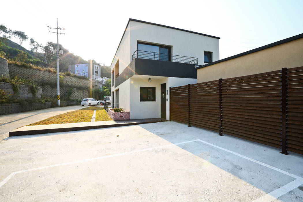 강아지와 함께하는 전원주택 [경기 용인 남동], 한글주택(주) 한글주택(주) Modern houses