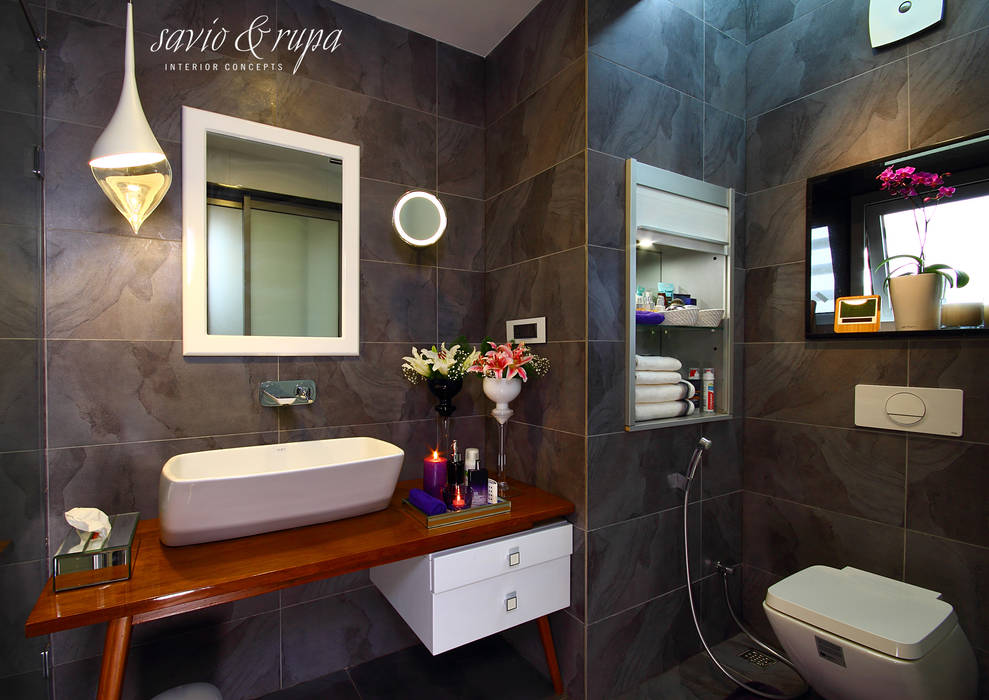 Bathroom Savio and Rupa Interior Concepts Scandinavian style bathroom Fittings