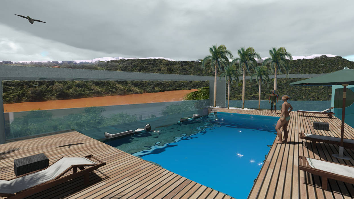 Mérit Hotel Iguazu, G+R Arquitectura G+R Arquitectura Minimalist pool