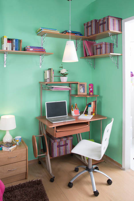 Recámara teen , Idea Interior Idea Interior Ruang Studi/Kantor Modern Chipboard Desks