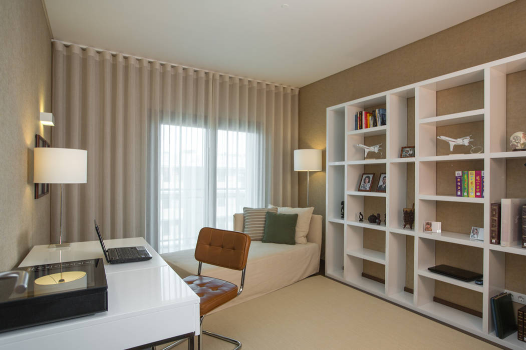 Um apartamento contemporâneo, Architect Your Home Architect Your Home Modern Bedroom