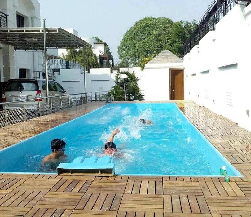 readymade swimming pools arrdevpools Asian style garden Glass Water,Swimming pool,Azure,Building,Sky,Tree,Leisure,Chair,Plant,Real estate