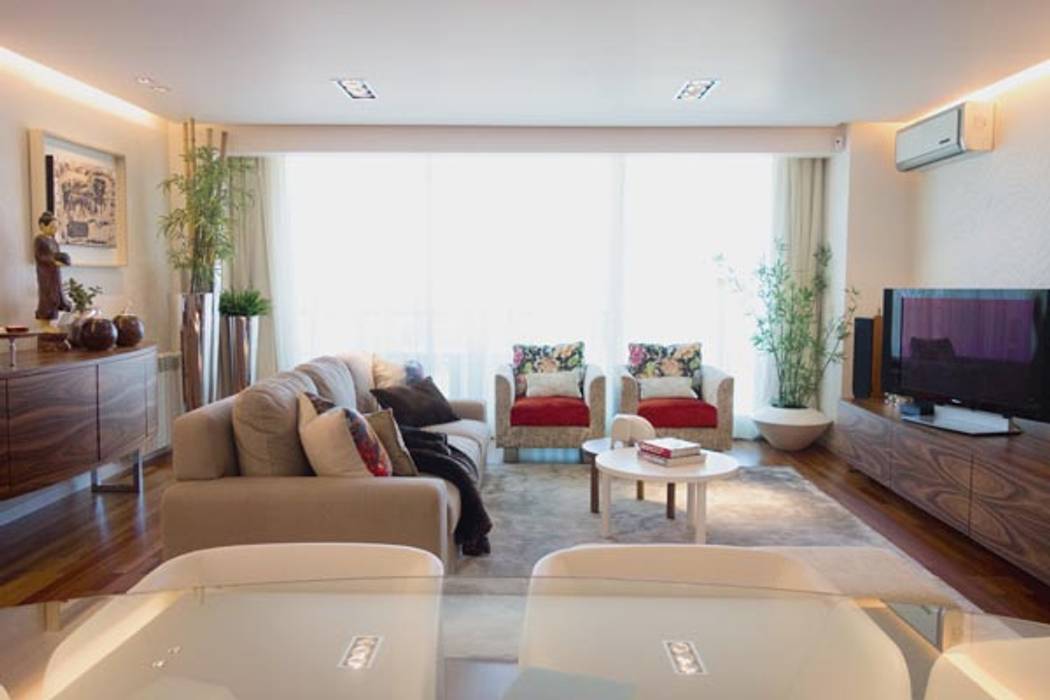 Uma decoração depurada, Architect Your Home Architect Your Home Livings de estilo moderno