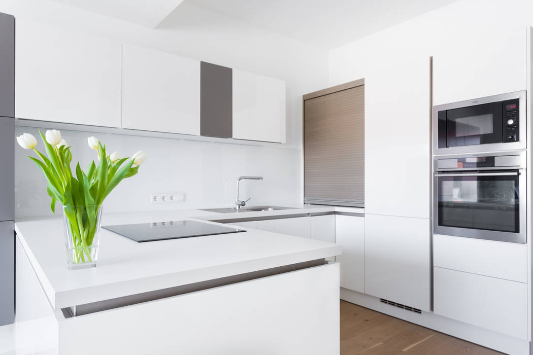 Privatwohnung Wolfsberg - Küche, Raumausstattung Anton Meyer Raumausstattung Anton Meyer Minimalist kitchen