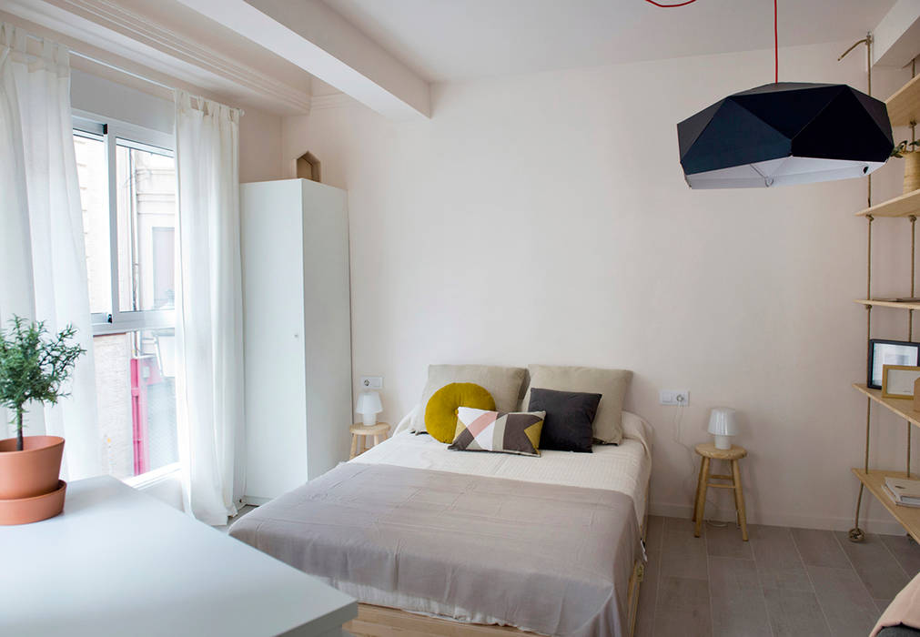 Miniapartamento, Studio Transparente Studio Transparente 모던스타일 침실