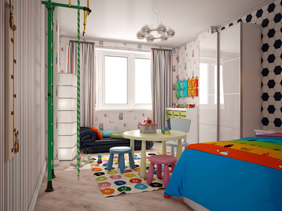 homify Scandinavian style nursery/kids room