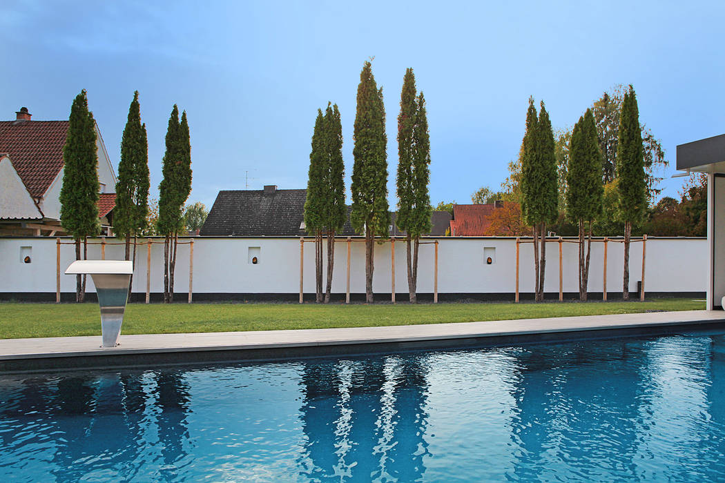 Domizil in Oberbayern, Herzog-Architektur Herzog-Architektur Modern Pool