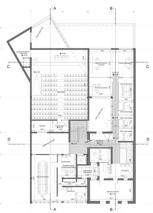 COLEGIO DE ARQUITECTOS PROVINCIA SANTA FE CAD 2, Pablo Anzilutti | Arquitecto Pablo Anzilutti | Arquitecto 書房/辦公室