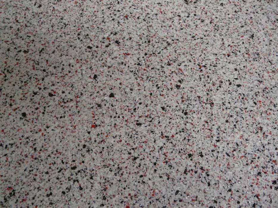A red, black and grey resin floor by Garageflex Garageflex Klassieke muren & vloeren garagetek,uk,garage,floor,flooring,resin,coating,paint,Garageflex,garage flooring,garage floor