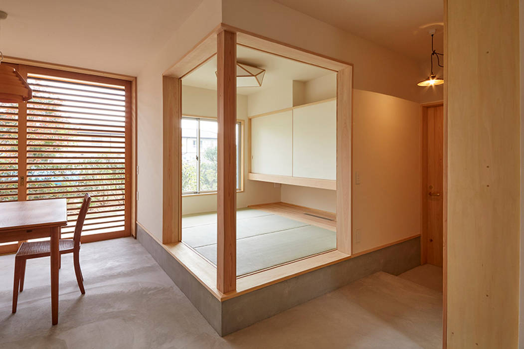 山崎の住宅, 一級建築士事務所co-designstudio 一級建築士事務所co-designstudio Scandinavian style bedroom