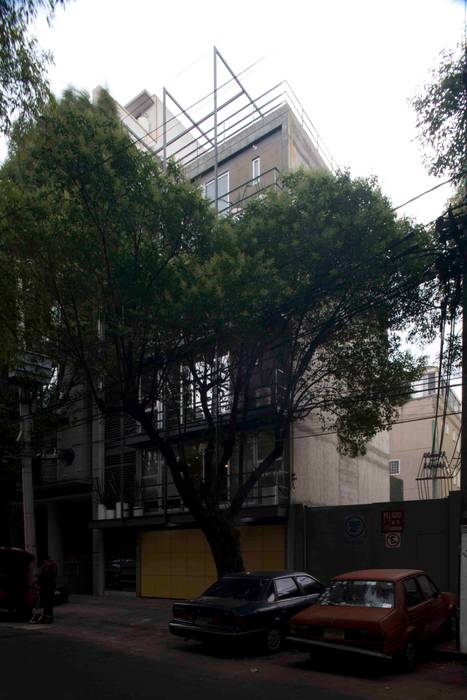 aCA-50 Finished Work, CoRREA Arquitectos CoRREA Arquitectos Casas modernas building,edificio,apartment,departamento,facade,fachada,arquitectura,architecture,architettura,moderno,metal,modern