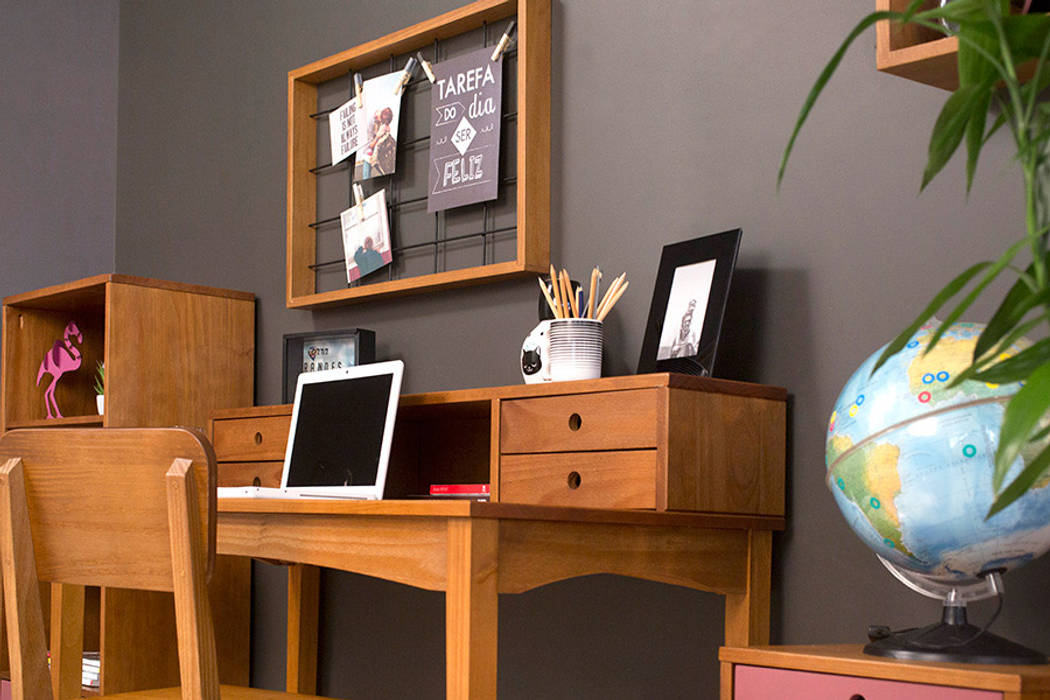 Escritorio Home Office Por Meu Movel De Madeira Rustico Homify