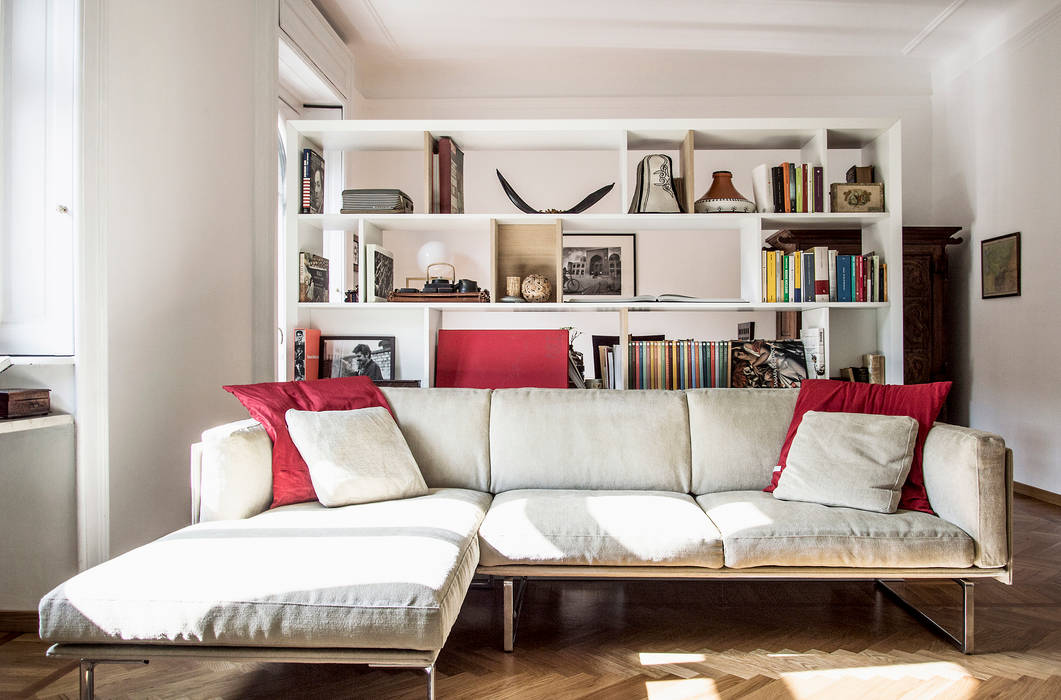 Divano E Libreria M N A Matteo Negrin Soggiornodivani Poltrone Homify