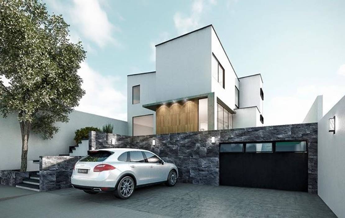 CaSA CC3 Design Process, CoRREA Arquitectos CoRREA Arquitectos Casas modernas facade,fachada,moderna,arquitectura,architecture,house,residential,casa,residencial,render,diseño,acabados