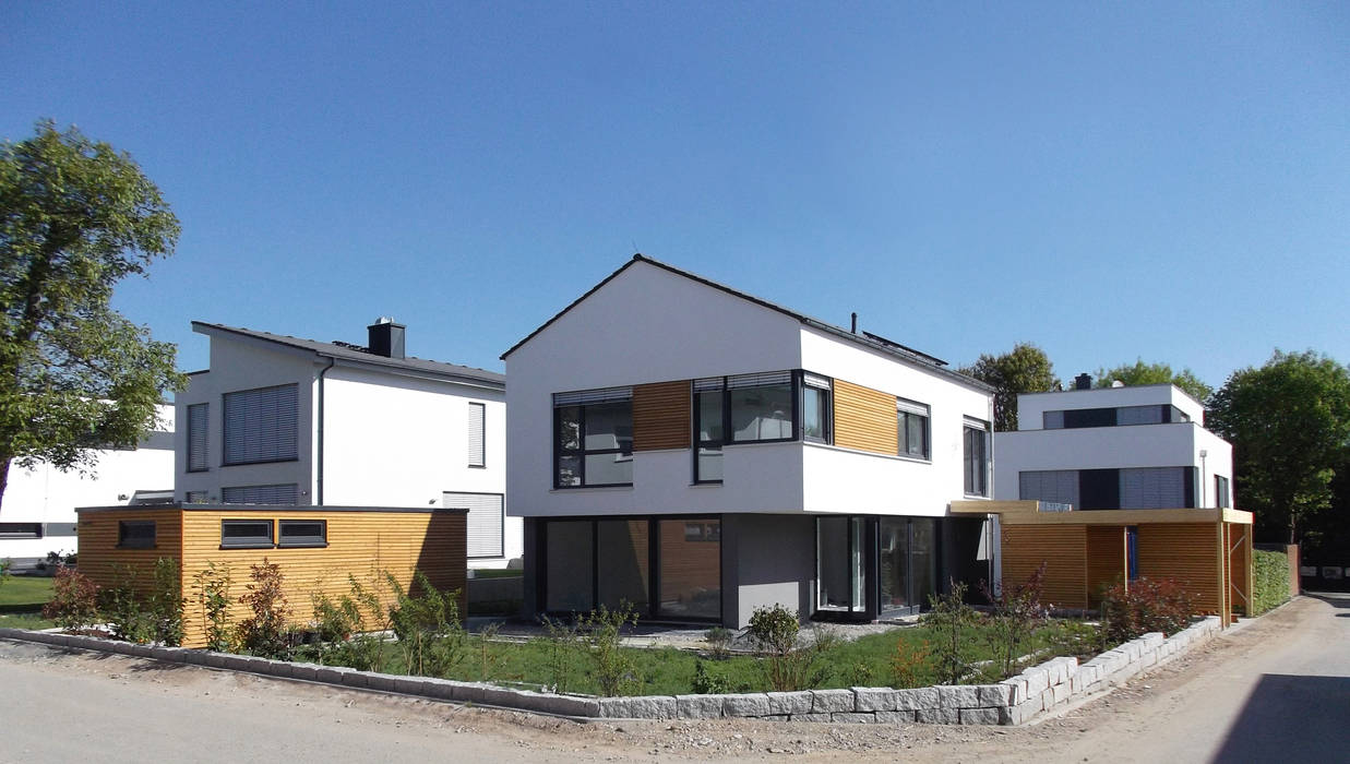 Einfamilienhaus in Steinbach, lauth : van holst architekten lauth : van holst architekten Maisons modernes