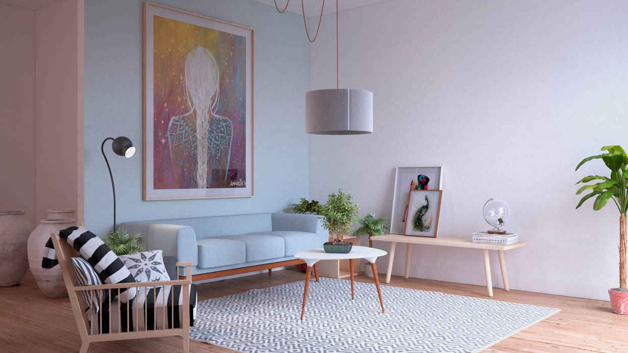 Living Spaces, ERC ERC Skandinavische Wohnzimmer