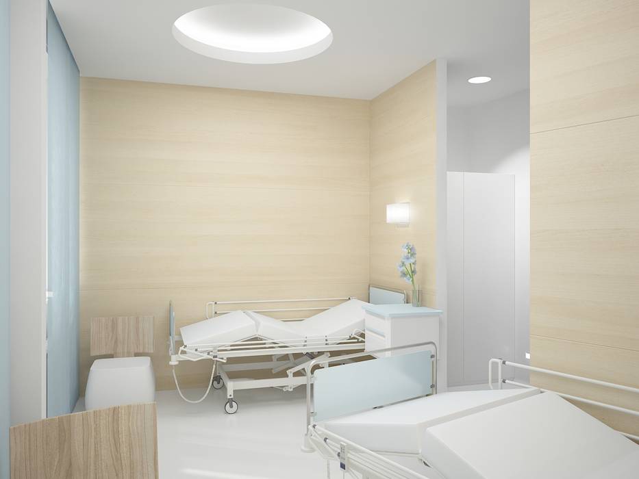 A medical clinic. Project of an office replanning., nadine buslaeva interior design nadine buslaeva interior design Ticari alanlar Hastaneler