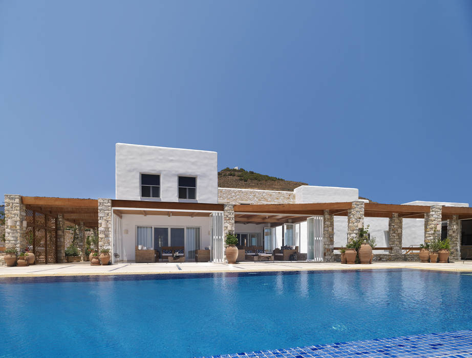 Vila Seacrest - Ilha de Paros - Ciclades - Grécia, Carlos Eduardo de Lacerda Arquitetura e Planejamento Carlos Eduardo de Lacerda Arquitetura e Planejamento Casas mediterrâneas