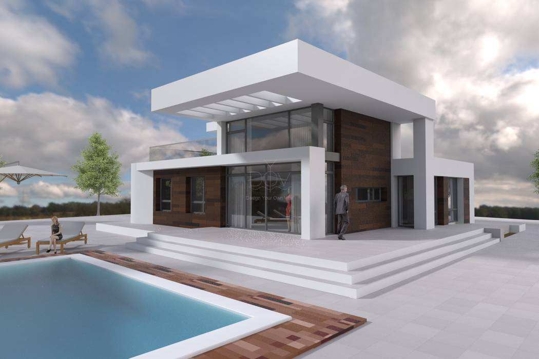 DESI, Arquitectura Mediterránea. Mediterranean Passivhaus Concept. 653773806 . Arquitectura Mediterránea. Mediterranean Passivhaus Concept. 653773806 . 現代房屋設計點子、靈感 & 圖片 木頭 Wood effect