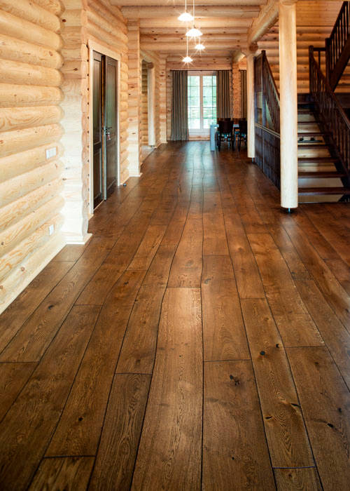 Bolefloor y Curv8, Rochene Floors Rochene Floors Dinding & Lantai Gaya Rustic Kayu Wood effect