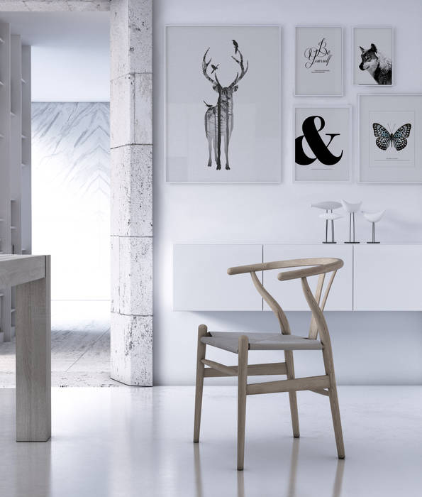 mobiliário Varq. Cozinhas minimalistas Mesas e cadeiras