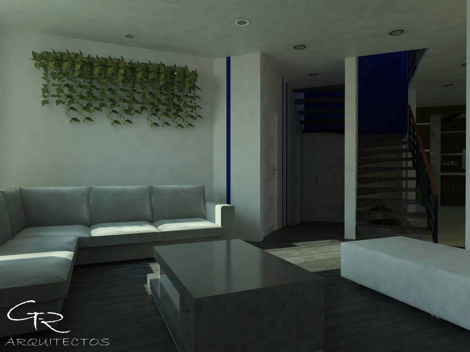House Paraíso GT-R Arquitectos Salones modernos