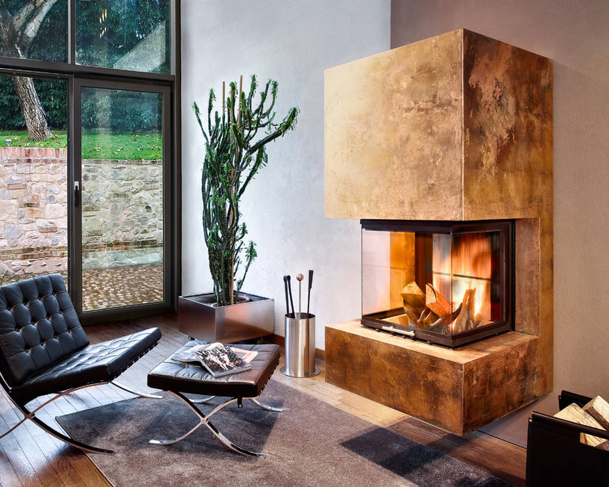 Realizzazioni, Toppino snc Toppino snc Living room Fireplaces & accessories