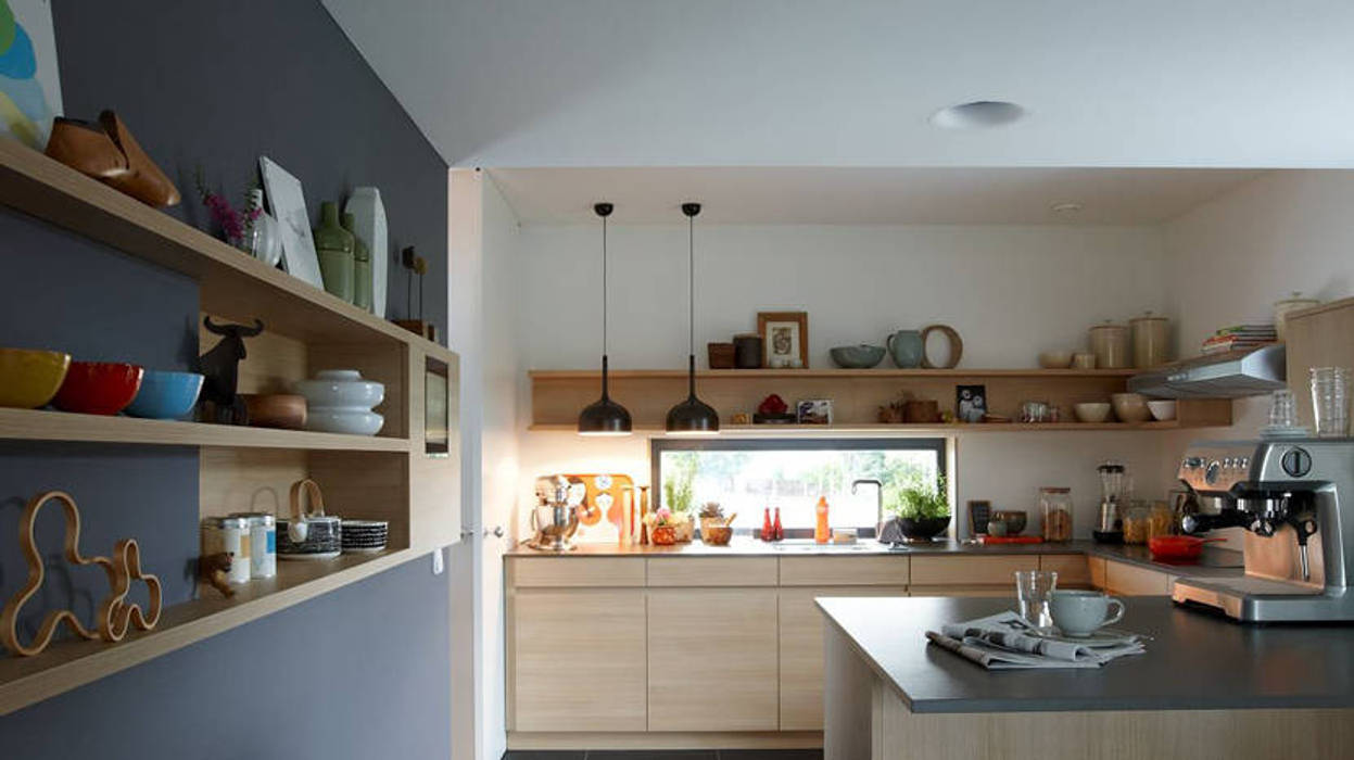 SCHÖNER-WOHNEN Haus in Oberstetten , SchwörerHaus SchwörerHaus Modern Kitchen Sinks & taps