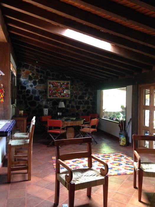 Cabaña rustica comedores rústicos de mvarquitectos arq. irma mendoza