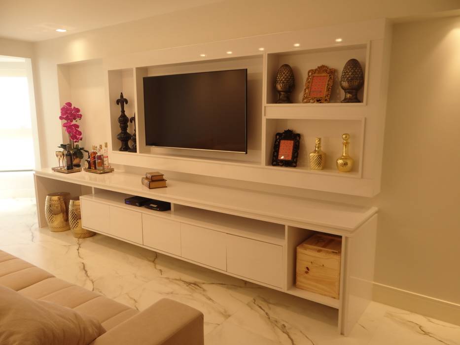 Apartamento cobertura no Rio Vermelho, 2nsarq 2nsarq Modern living room