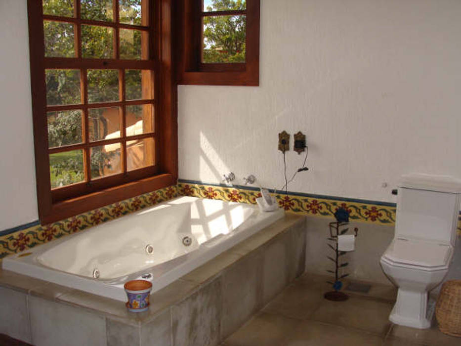 Residência Condados Bouganville, Monica Guerra Arquitetura e Interiores Monica Guerra Arquitetura e Interiores Rustic style bathroom