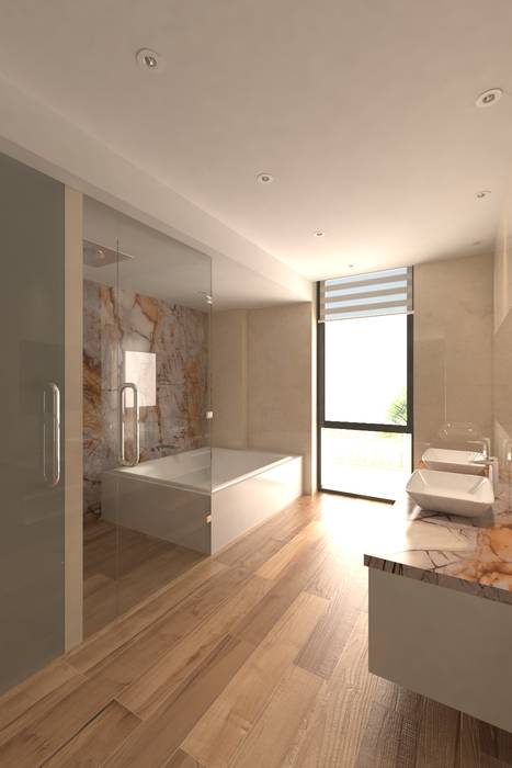 Reforma Vivienda - Primera linea de mar, Raul Caballeria Arquitectos S.A.S Raul Caballeria Arquitectos S.A.S Modern bathroom