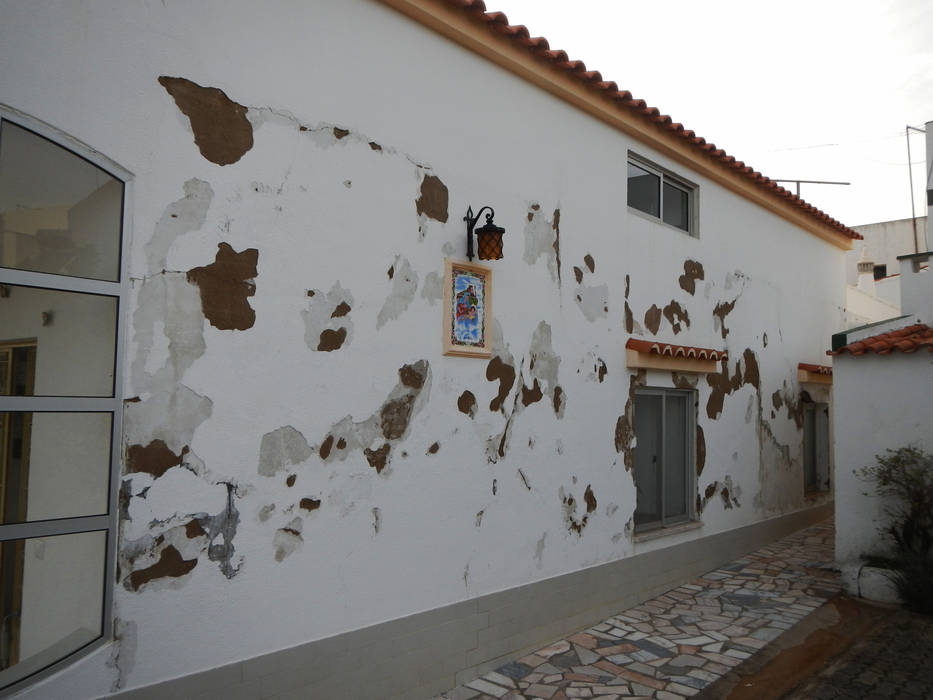 Renovação de Fachadas / Reparação de Fendas RenoBuild Algarve Casas mediterrânicas algarve