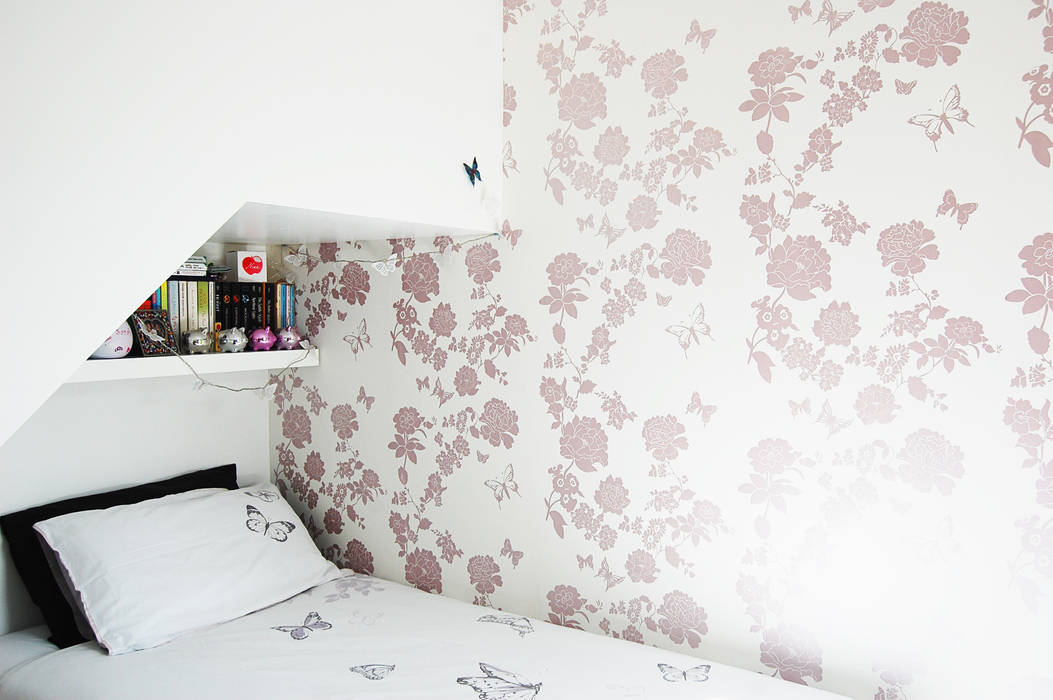 Pretty Flower Bedroom Wallpaper Classic Style Walls Floors