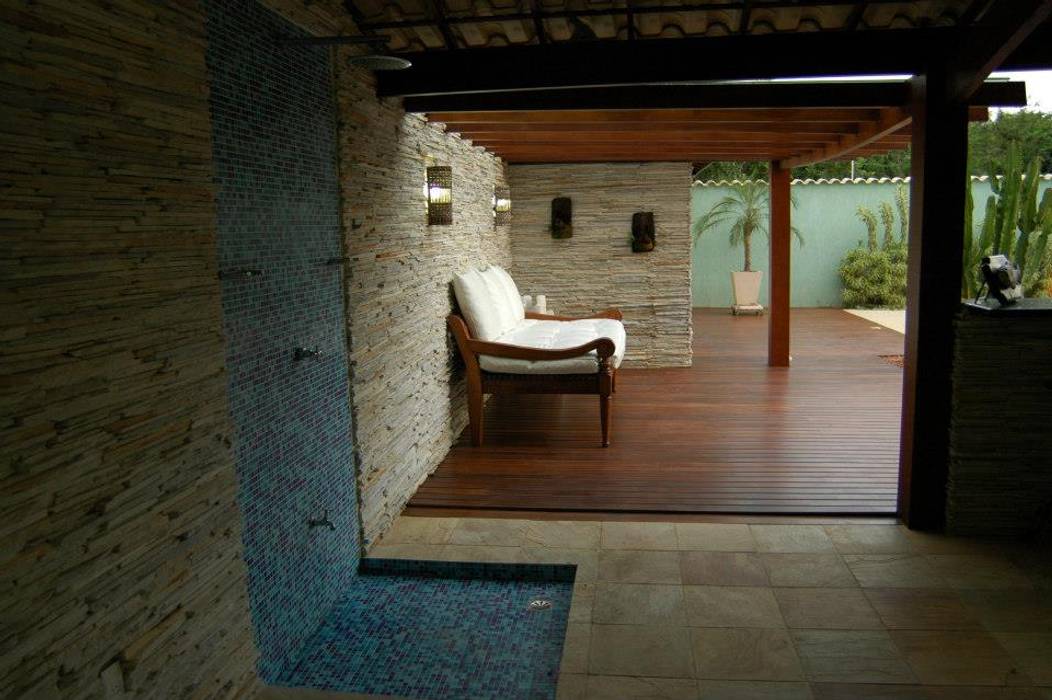 Luar de Búzios, Gisele Ribeiro Arquitetura Gisele Ribeiro Arquitetura Piscine originale Céramique