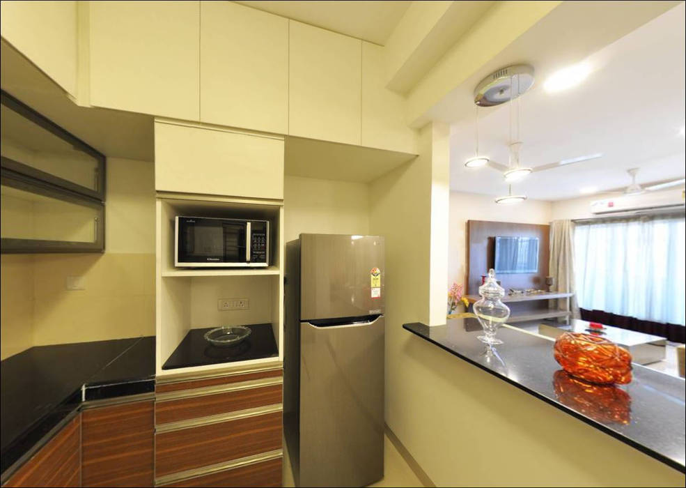 Three BHK - Model Apartment - Embassy Residency - Chennai, Uncut Design Lab Uncut Design Lab ครัวบิลท์อิน