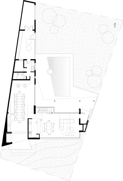 Planta Baja Poggi Schmit Arquitectura Casas modernas