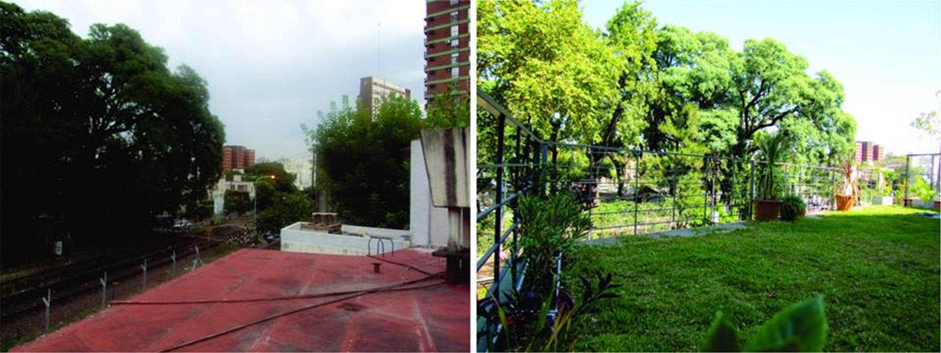 Terraza jardín con vivienda..., Verde Urbano Arquitectura Verde Urbano Arquitectura