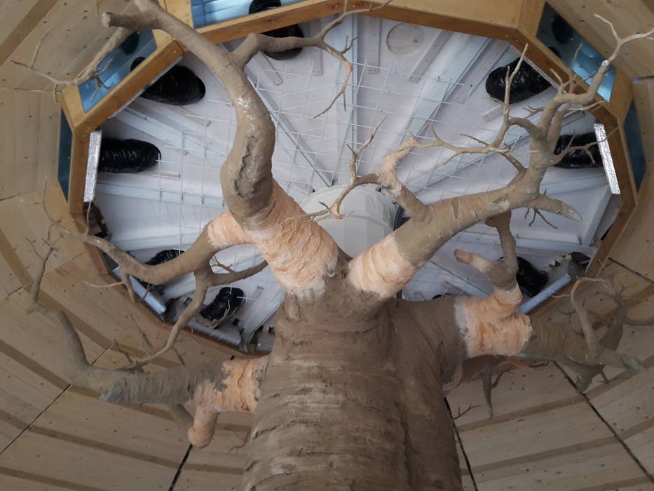 soffitto teso su baobab, artesa srl artesa srl Spazi commerciali Spazi commerciali