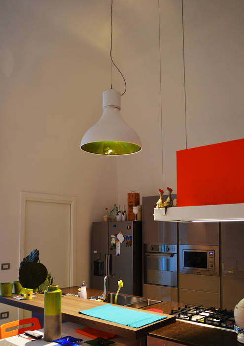 Casa con scala, Marco Stigliano Architetto Marco Stigliano Architetto Cocinas de estilo moderno