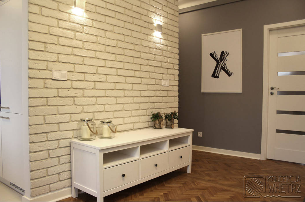 Mieszkanie na Starej Ochocie, Koncepcja Wnętrz Koncepcja Wnętrz Modern Living Room