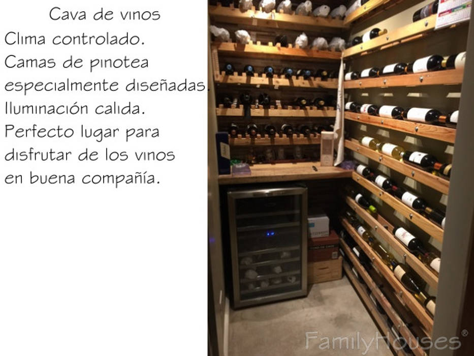 LA CASA DEL BOSQUE, Family Houses Family Houses Wine cellar