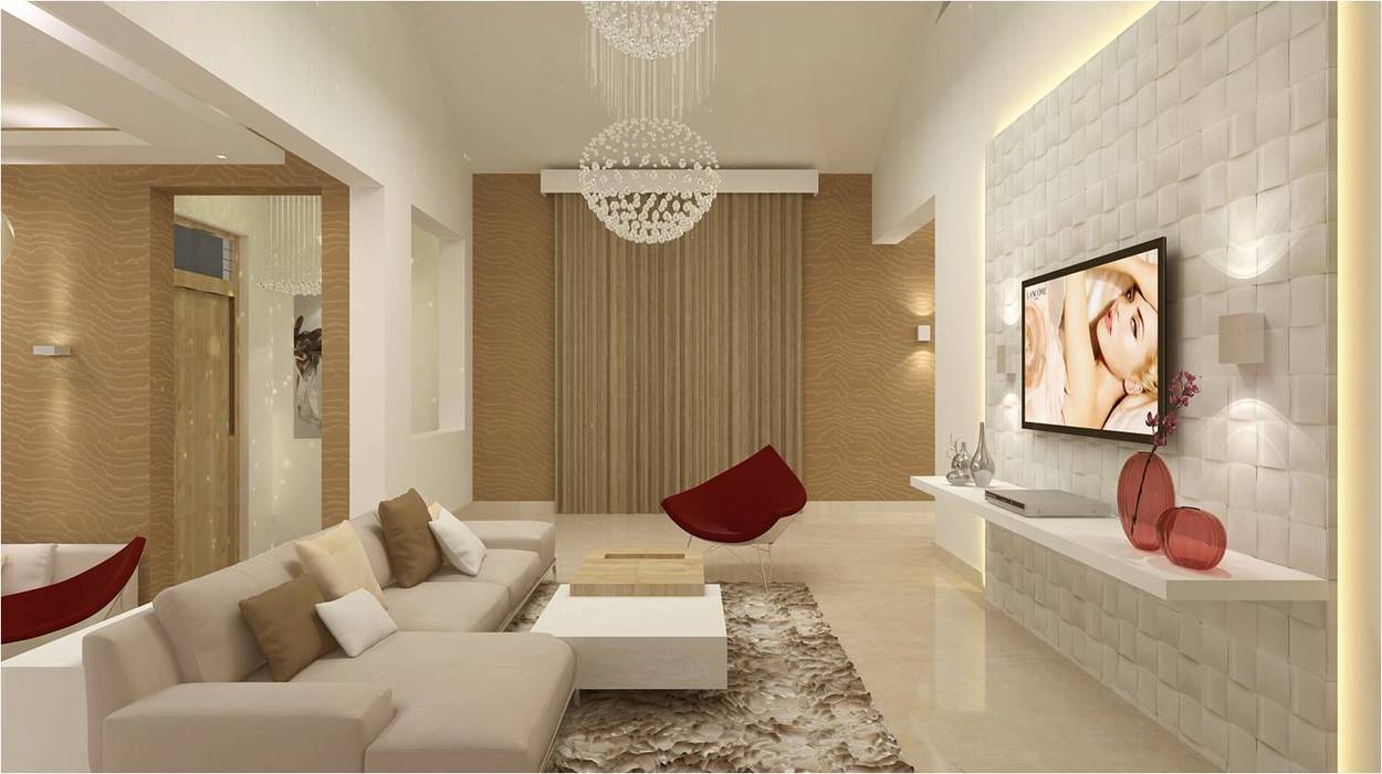 homify Modern living room Plywood