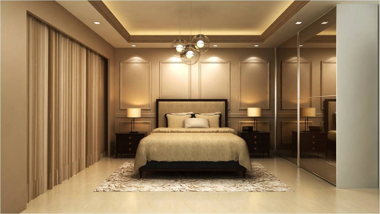 MANTRI ESPANA, BANGALORE. (www.depanache.in), De Panache - Interior Architects De Panache - Interior Architects Classic style bedroom