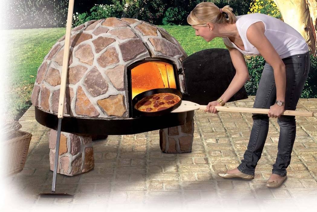 Backofen, wohnfeuer wohnfeuer Ausgefallener Garten Stein Backofen,Pizzaofen,Pizzabackofen,Brotbackofen