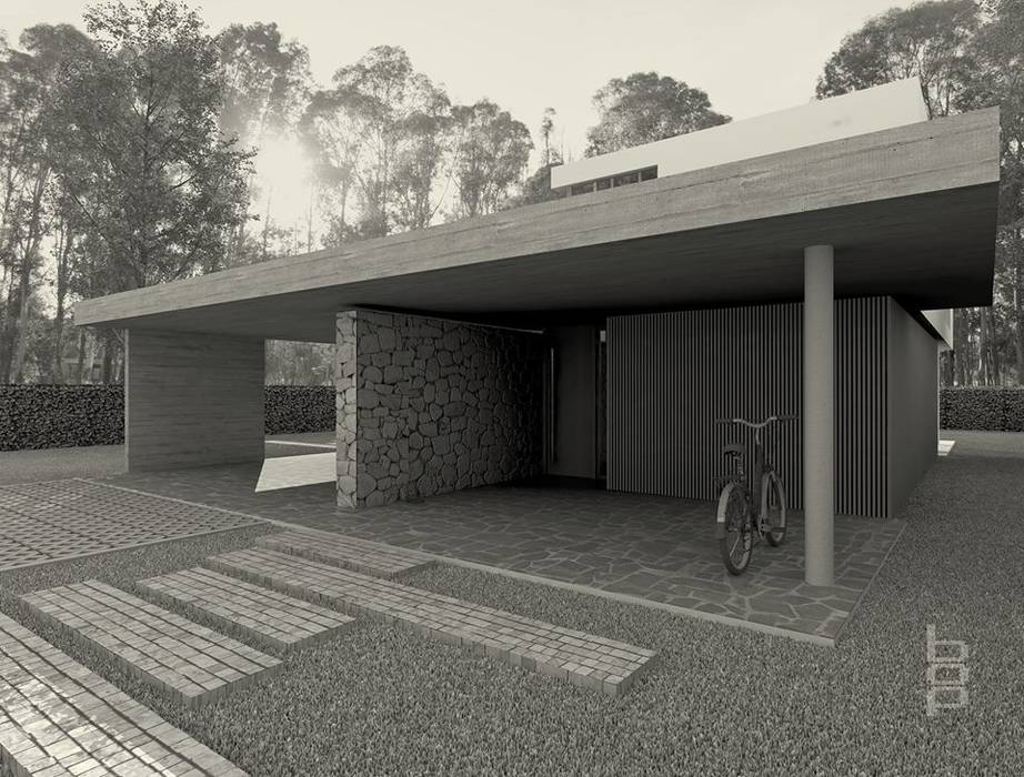 Vivienda en Barrio Privado - Proyecto en Curso, bop arquitectura bop arquitectura