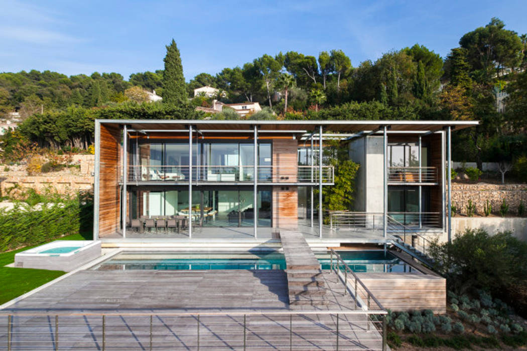 Maison D, didier becchetti architectes didier becchetti architectes Дома в стиле модерн